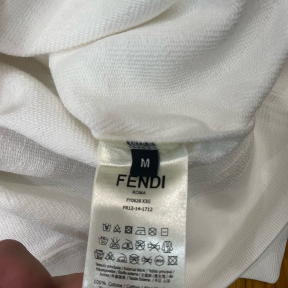 White Fendi Sweater (M) - Picture 8 of 10